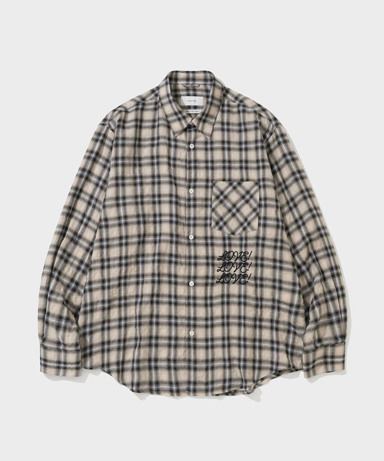 [톰과제리X셔터] TJS CT SHIRRED SHIRT (BEIGE)
