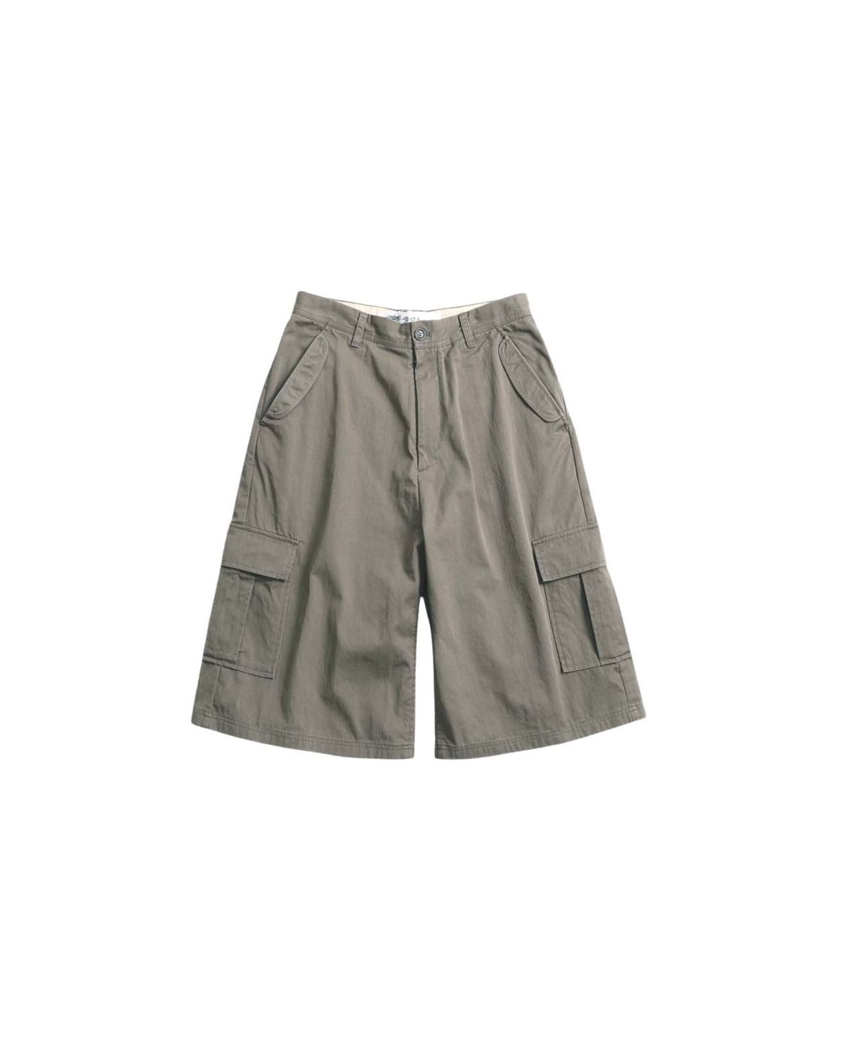 999휴머니티(999HUMANITY) WOODY_CARGO BURMUDA SHORT (SAGE BEIGE)