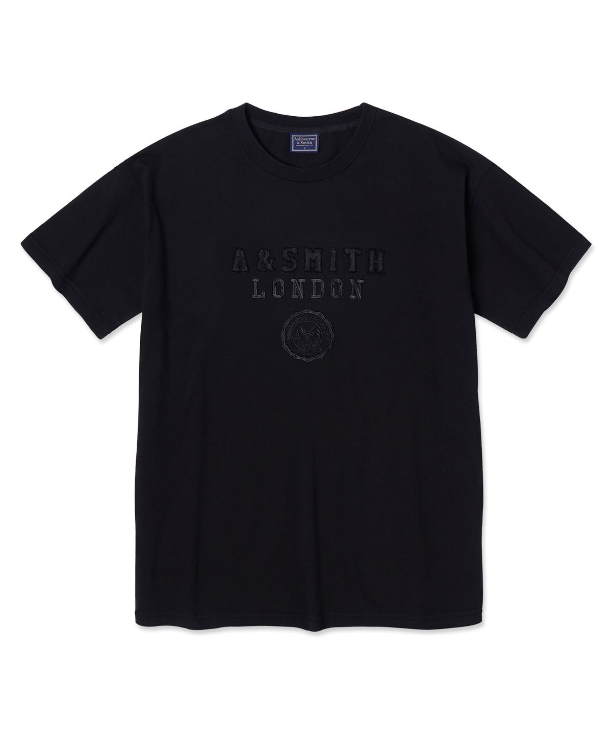 애쉬본&스미스(ASHBOURNE & SMITH) [MEN] ACADEMY 반팔티 ASH1008_블랙
