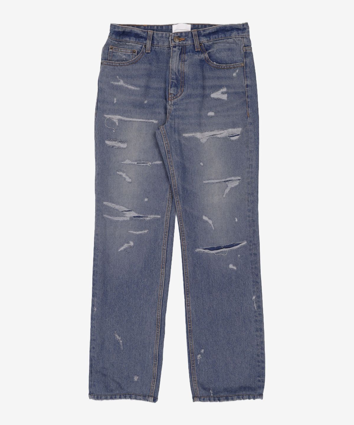 메종미네드(MAISON MINED) BLAST DESTROYED DENIM PANTS 46