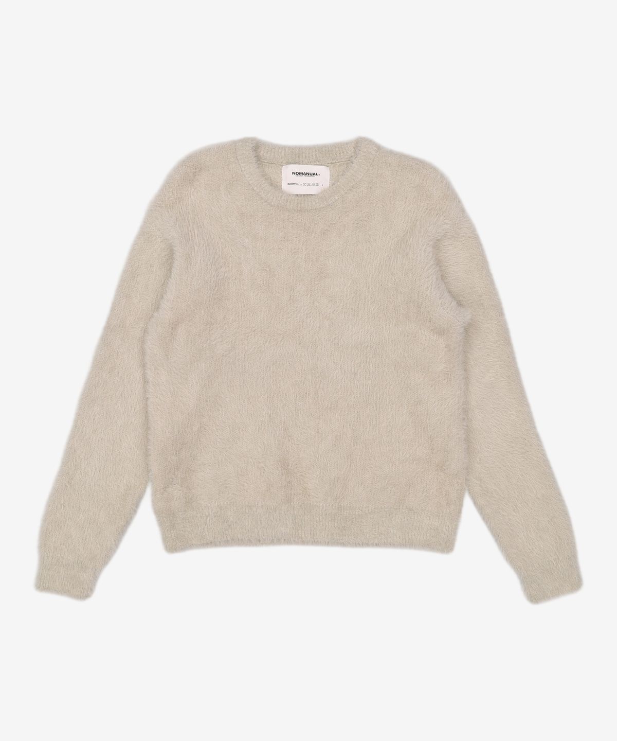 노매뉴얼(NOMANUAL) (시그니처종료)CROPPED HAIRY KNIT - 5 COLOR S