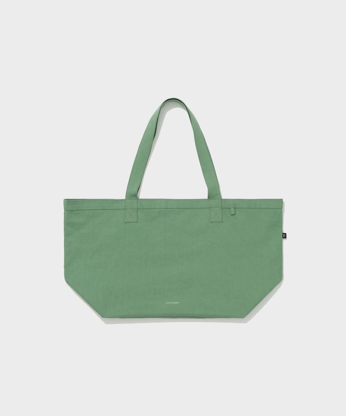 로우클래식(LOW CLASSIC) Lc LOGO COTTON BAG_VINTAGE GREEN [LC267BA09GN]