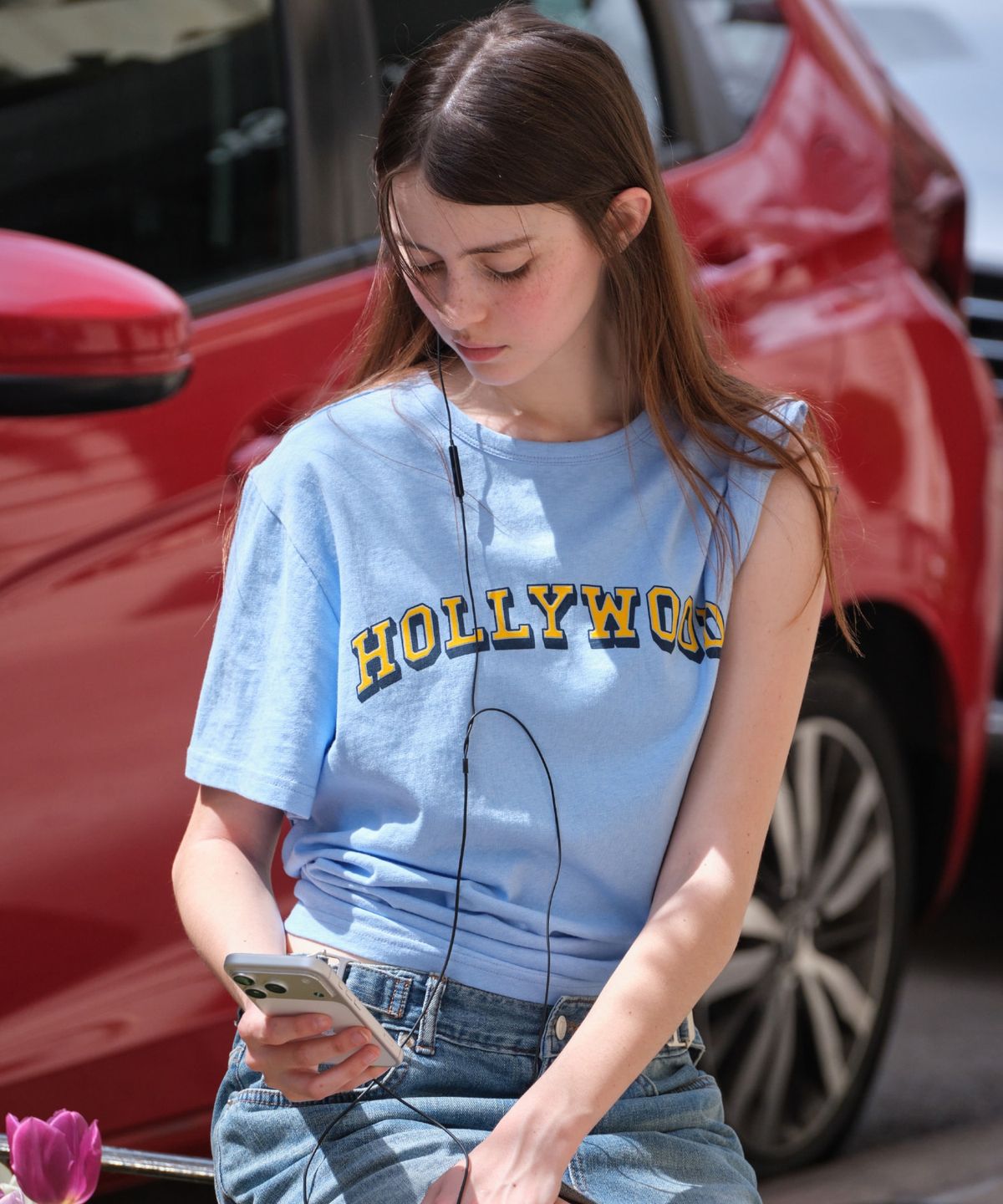 로우클래식(LOW CLASSIC) HOLLYWOOD BASIC TEE_BLUE [LC262TS16BL]