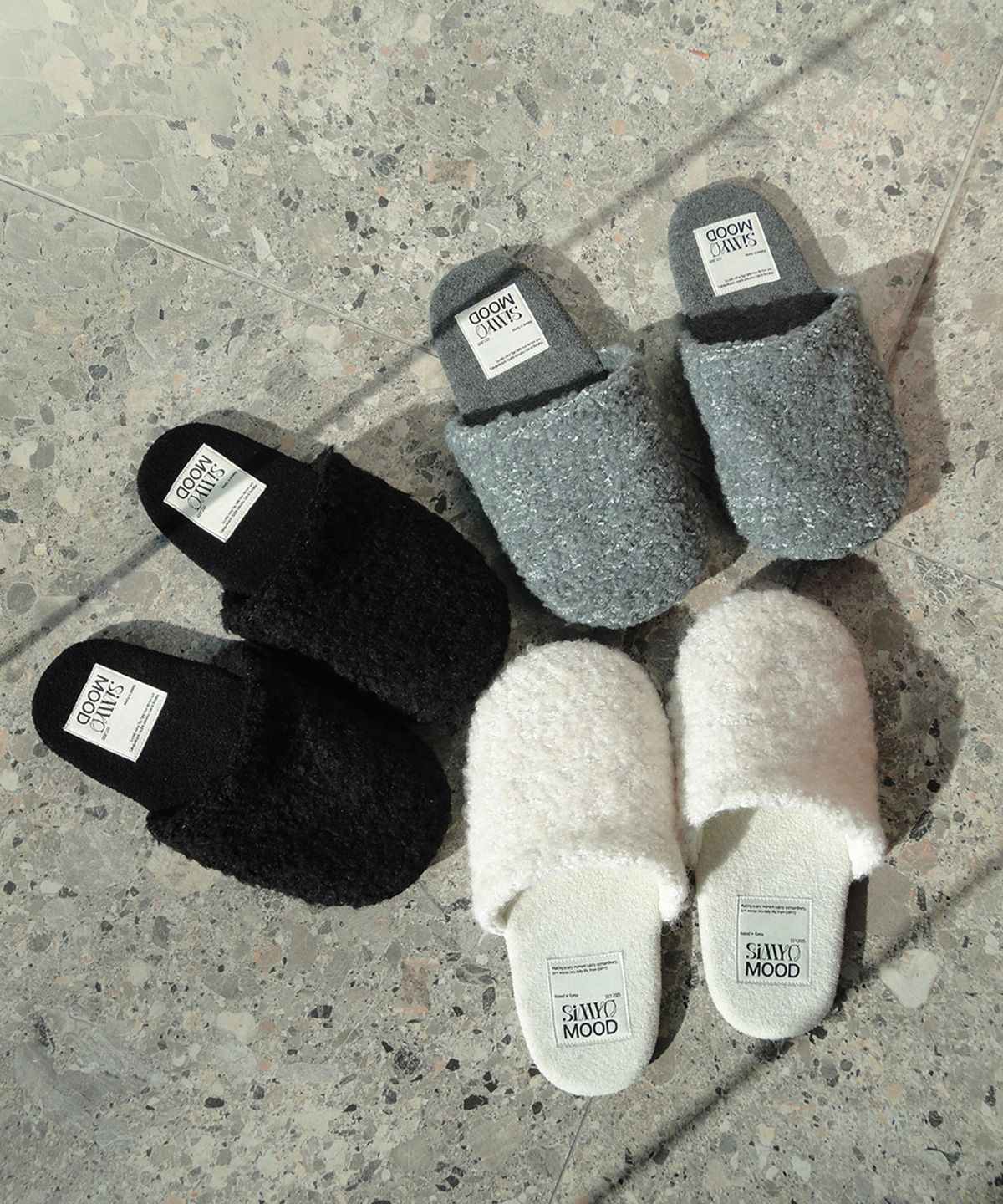 시묘무드(SIMYOMOOD) COZY ROOMSHOES (3color)