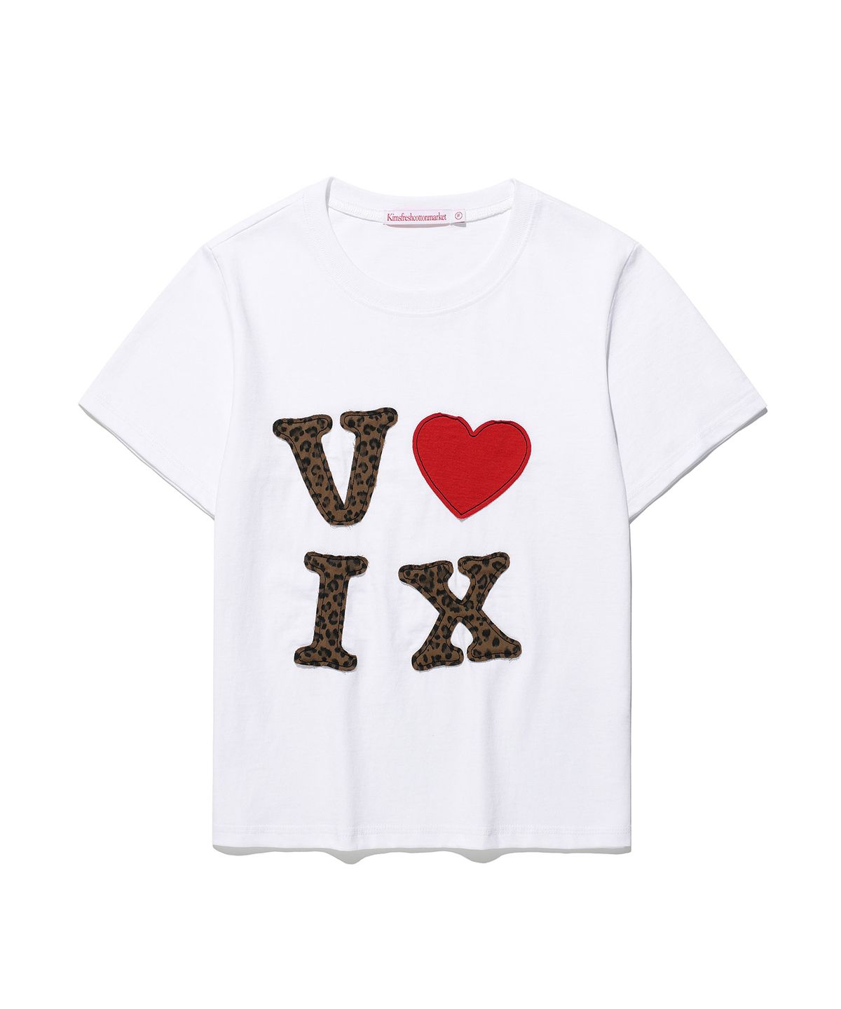 킴스 프레시 코튼 마켓(KIMS FRESH COTTON MARKET) [김샤브칼 X KIMS] Voix Mar App Logo Tee White