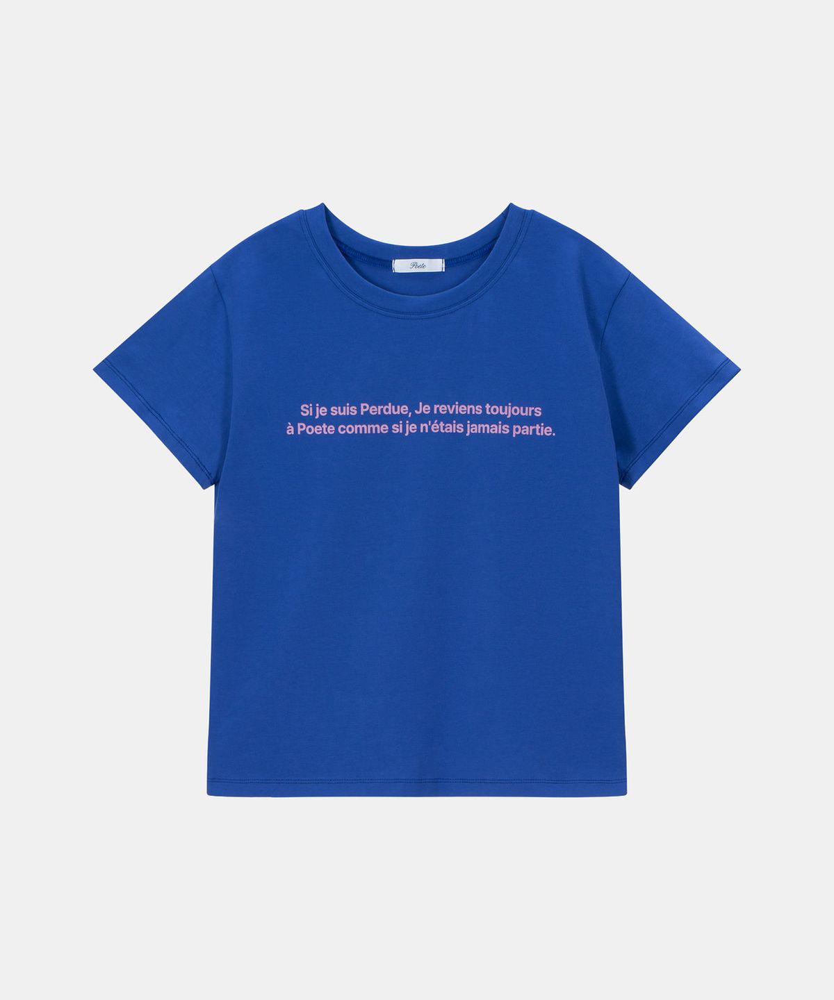포에트서울(POETSEOUL) LETTER NOTE TEE_purple