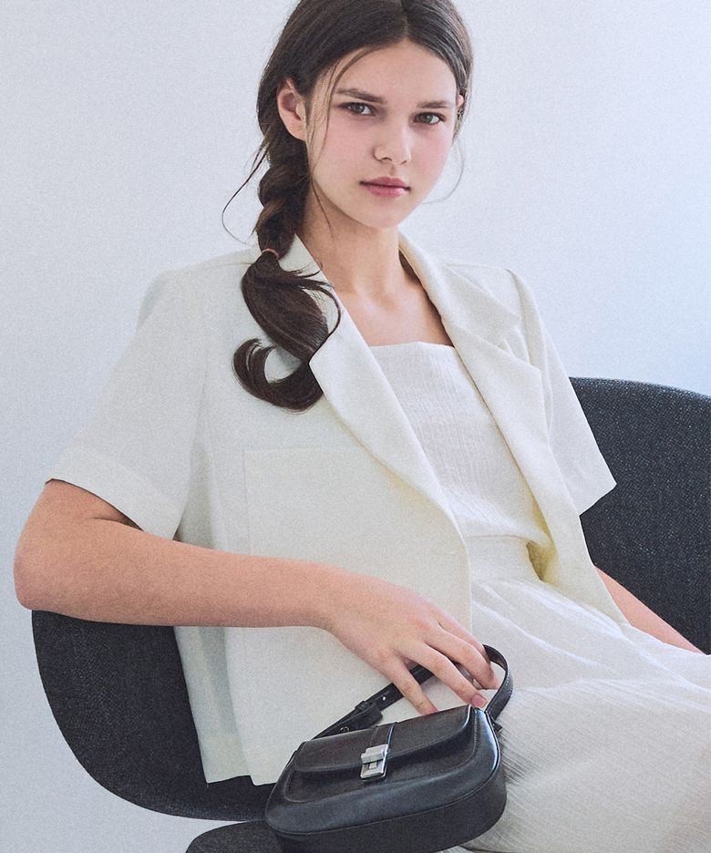 Double pocket linen blend jacket_3 Colors