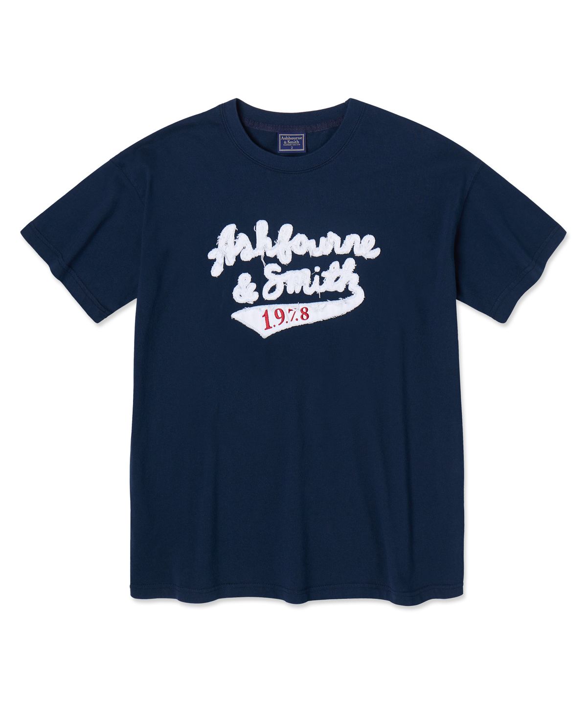 애쉬본&스미스(ASHBOURNE & SMITH) [MEN] ASHBOURNE 1978 반팔티 ASH1009_네이비