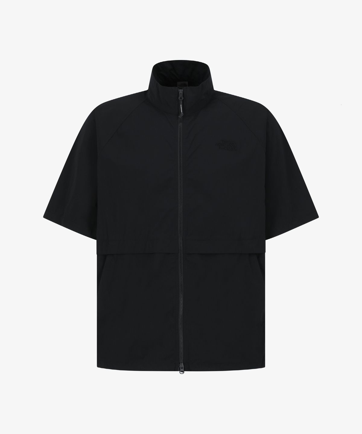 노스페이스(THE NORTH FACE) NT7KS01J 아이스펄스 반팔 집업 BLACK
