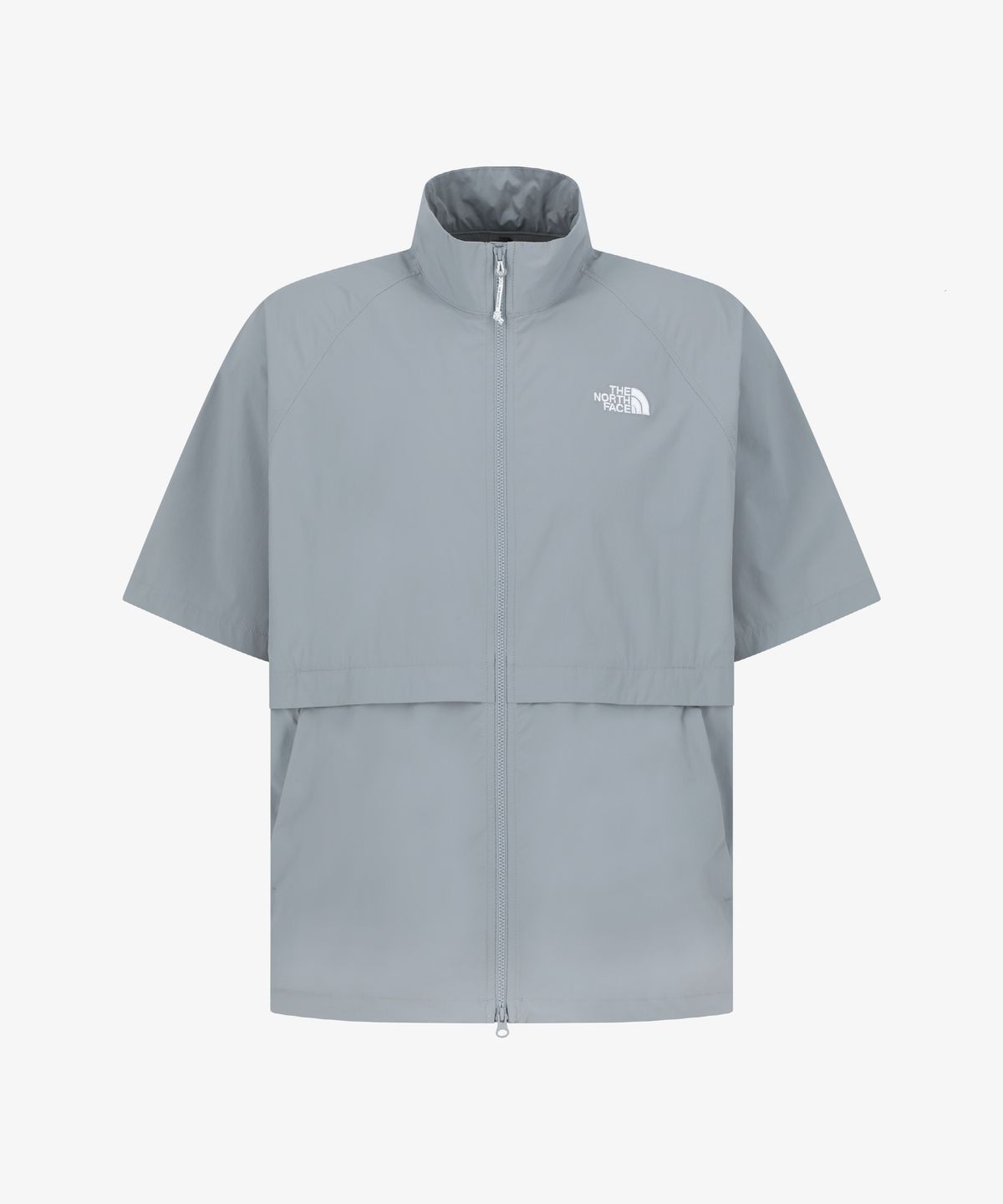 노스페이스(THE NORTH FACE) NT7KS01K 아이스펄스 반팔 집업 WARM GRAY