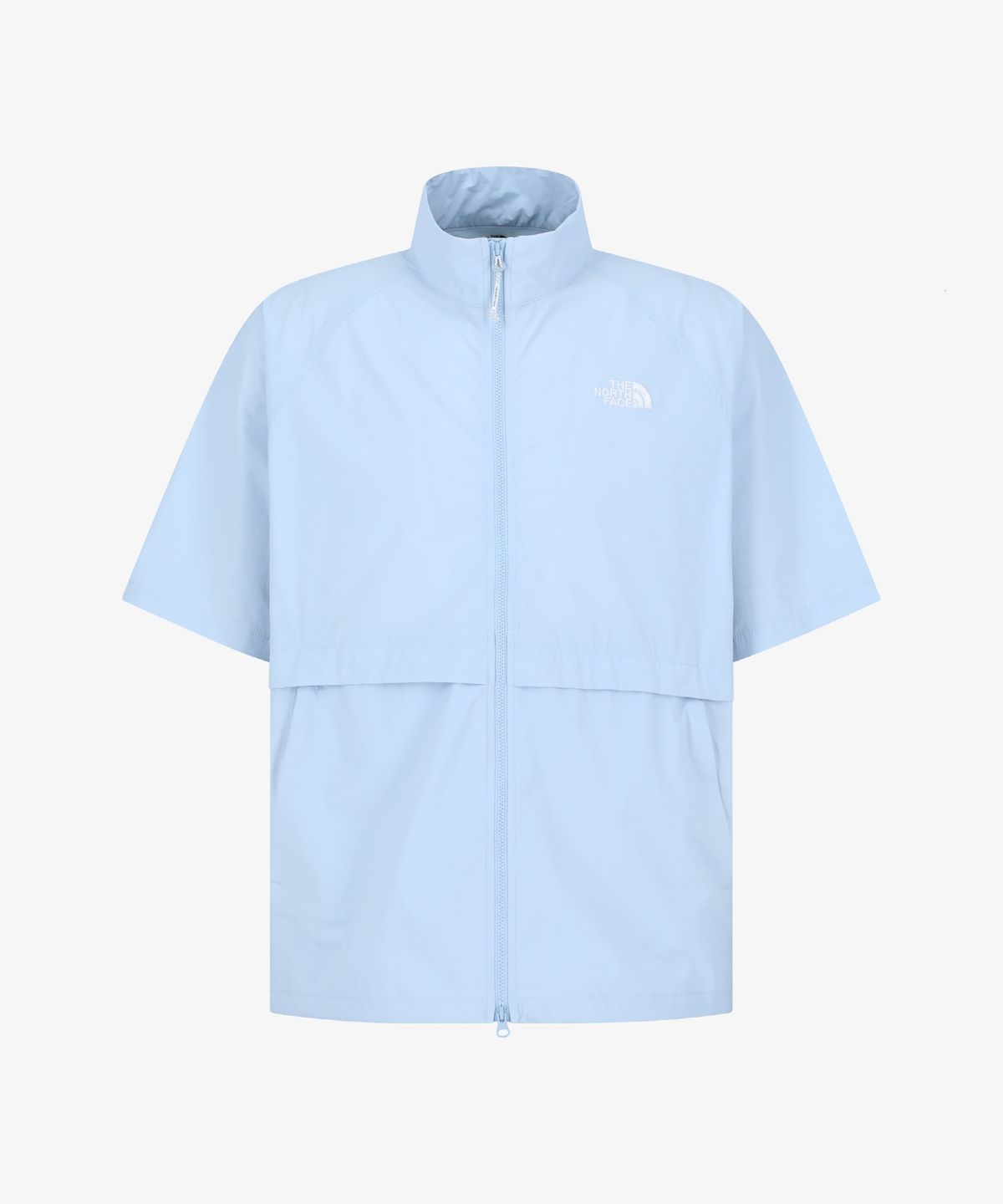 노스페이스(THE NORTH FACE) NT7KS01L 아이스펄스 반팔 집업 LIGHT BLUE