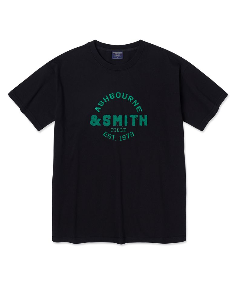 [MEN] ASHBOURNE&SMITH 패치 반팔티 ASH1013_블랙