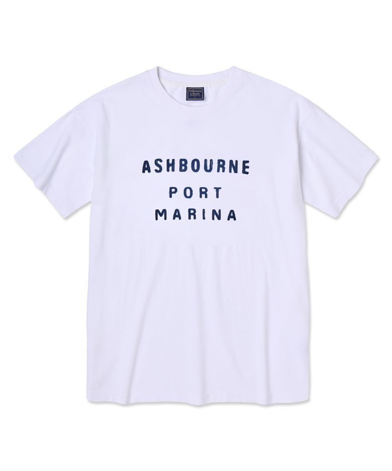 [MEN] PORT MARINA 반팔티 ASH1012_화이트