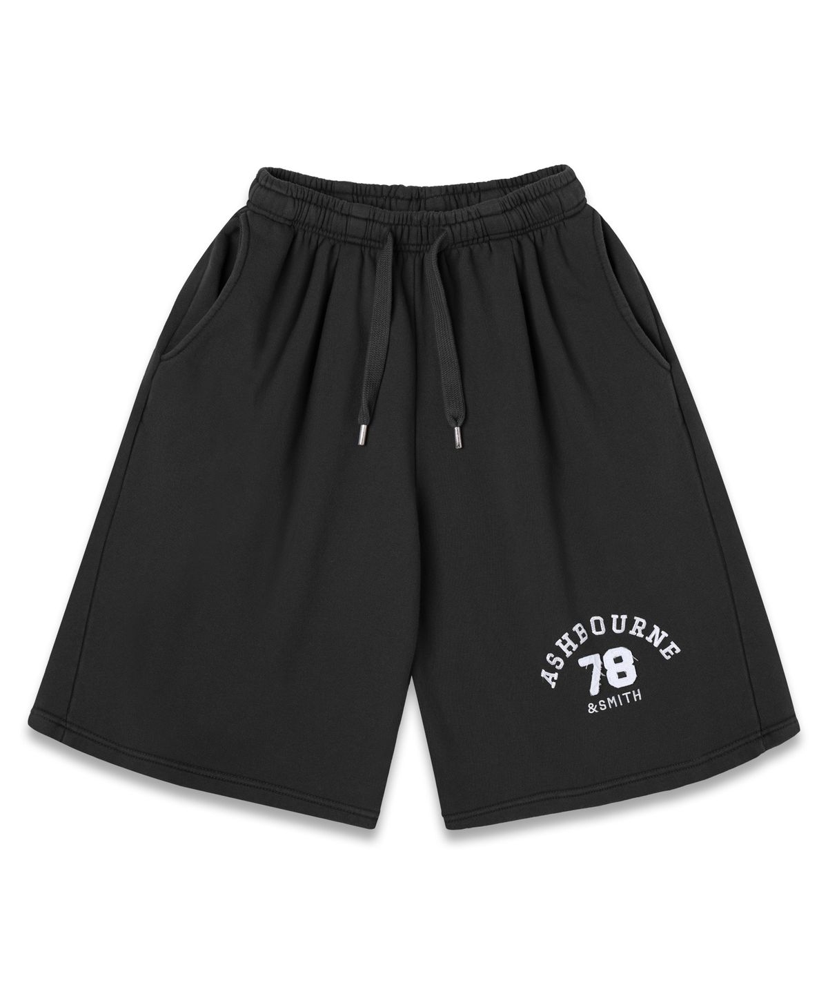 애쉬본&스미스(ASHBOURNE & SMITH) [MEN] ASHBOURNE 78 스웻 와이드 팬츠 ASH1902_블랙