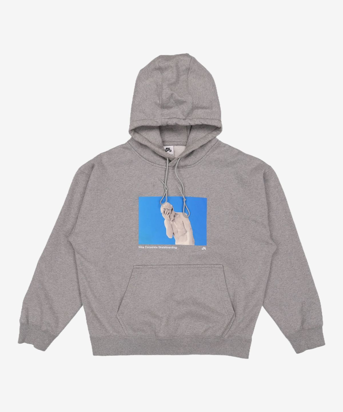 나이키(NIKE) SB 플리스 풀오버 스케이트보딩 후디 M - 다크 그레이 헤더 / FN2557-063 XXL