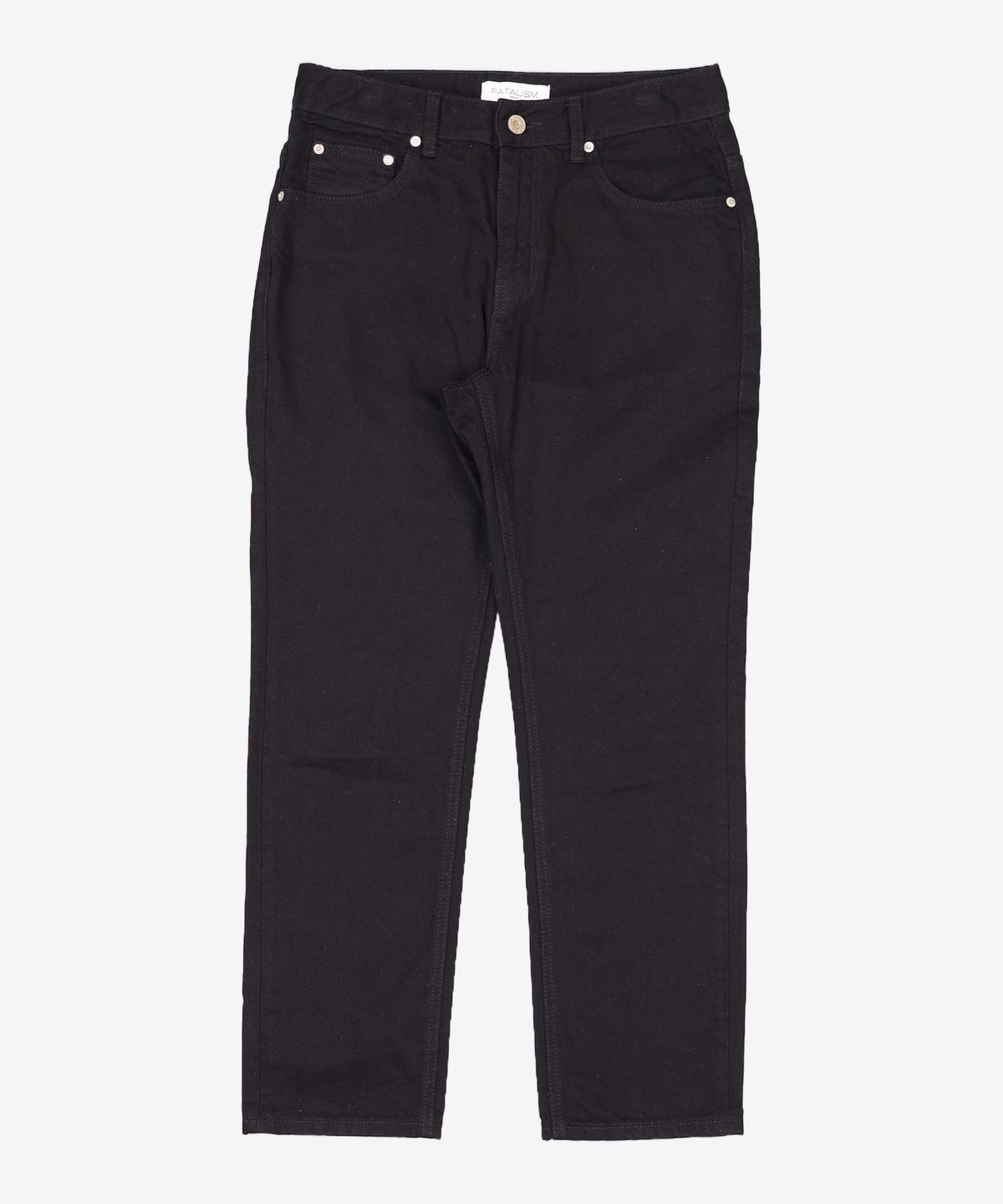 페이탈리즘(FATALISM) #0218 Black straight crop jean 44