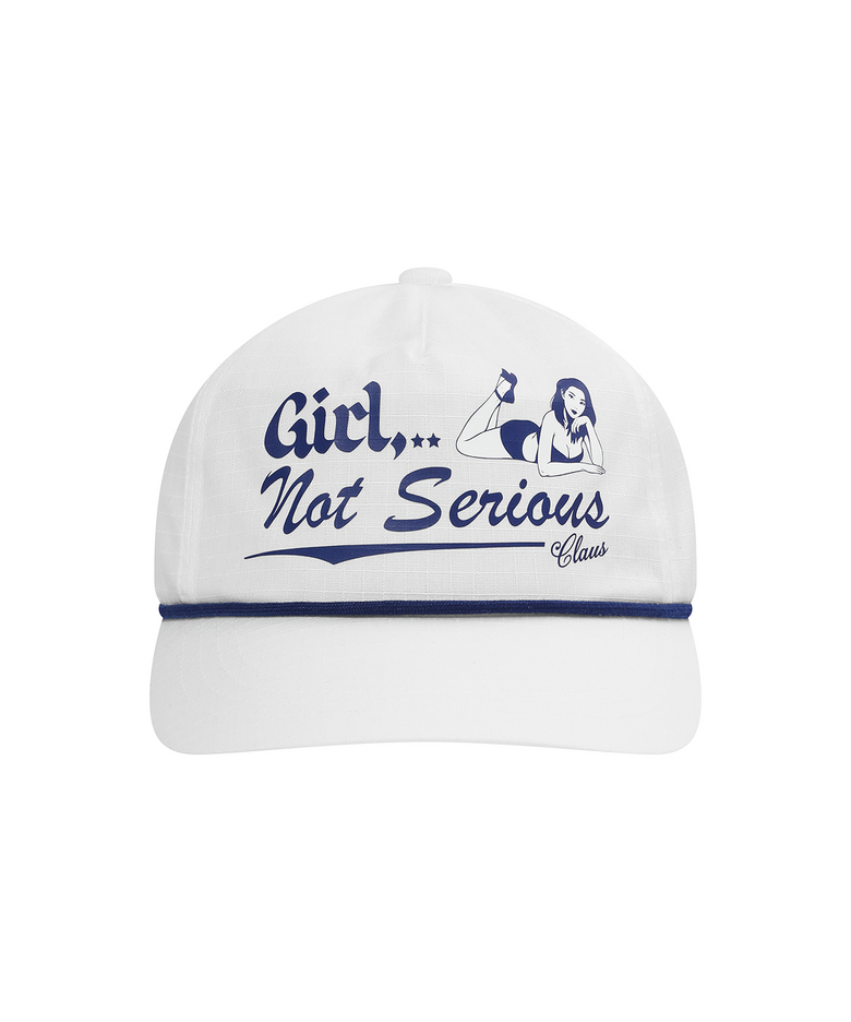 LYING GIRL RIPSTOP CAP WHITE