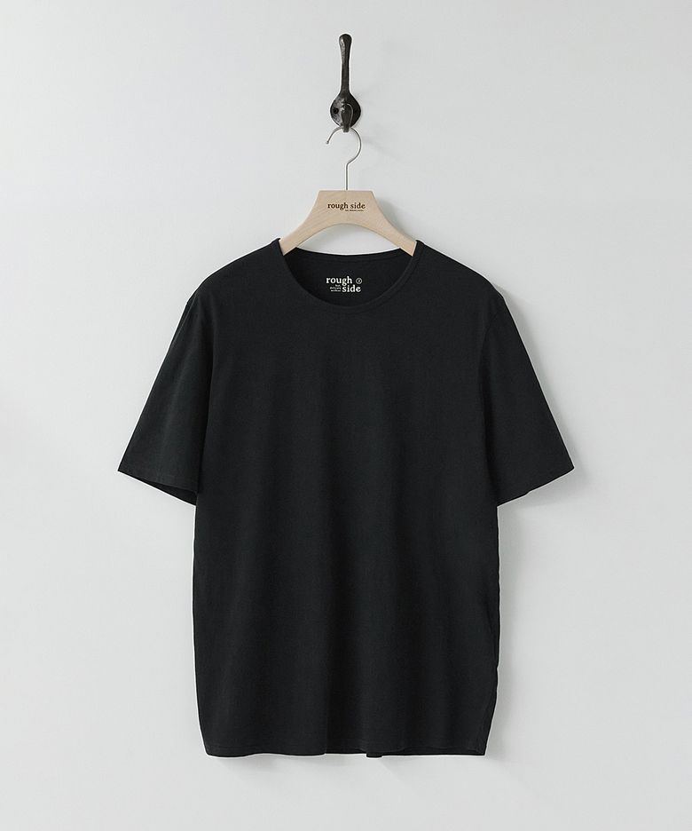 Scoop Neck T-Shirt Ash Black