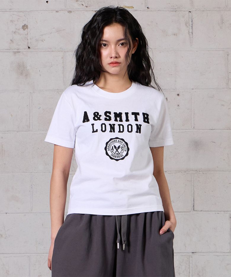 [우먼] ACADEMY 반팔티 ASH1008_화이트
