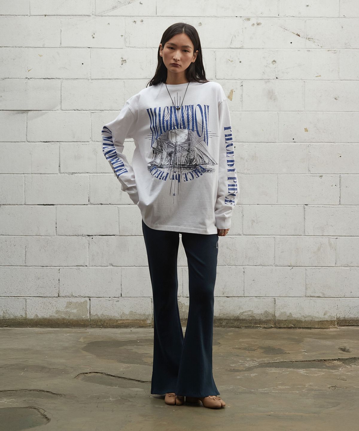 크래키(KRAKKI) [Women] Ribbed Training Pants_Navy [KR265PWP407]