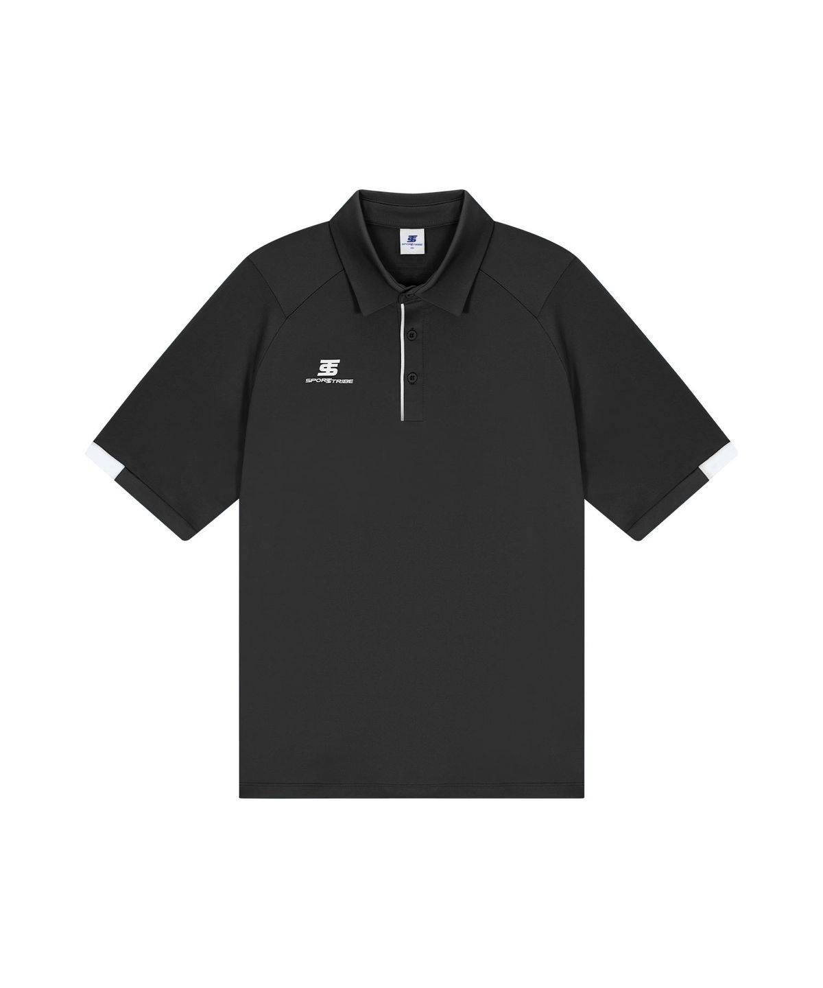 스포츠트라이브(SPORTSTRIBE) ST 클래식 폴로 카라티셔츠 블랙