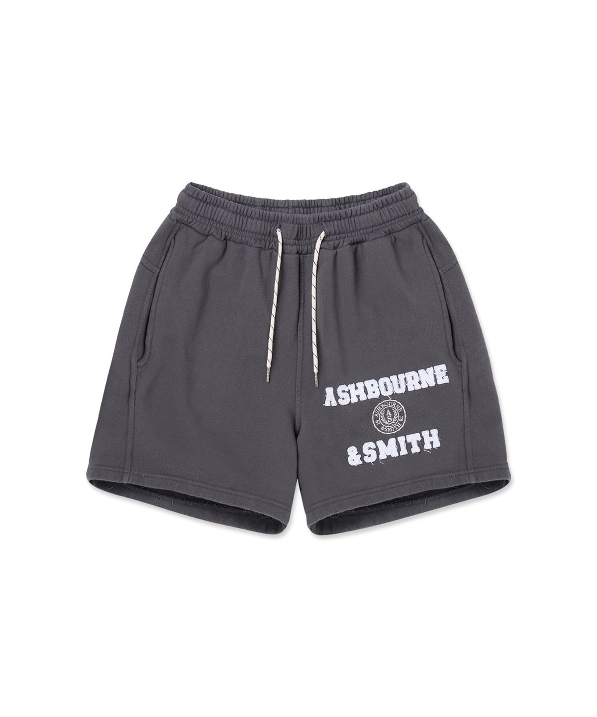 애쉬본&스미스(ASHBOURNE & SMITH) [우먼] 스트링 포인트 ASHBOURNE&SMITH 스웻 숏 팬츠 ASH1905_차콜