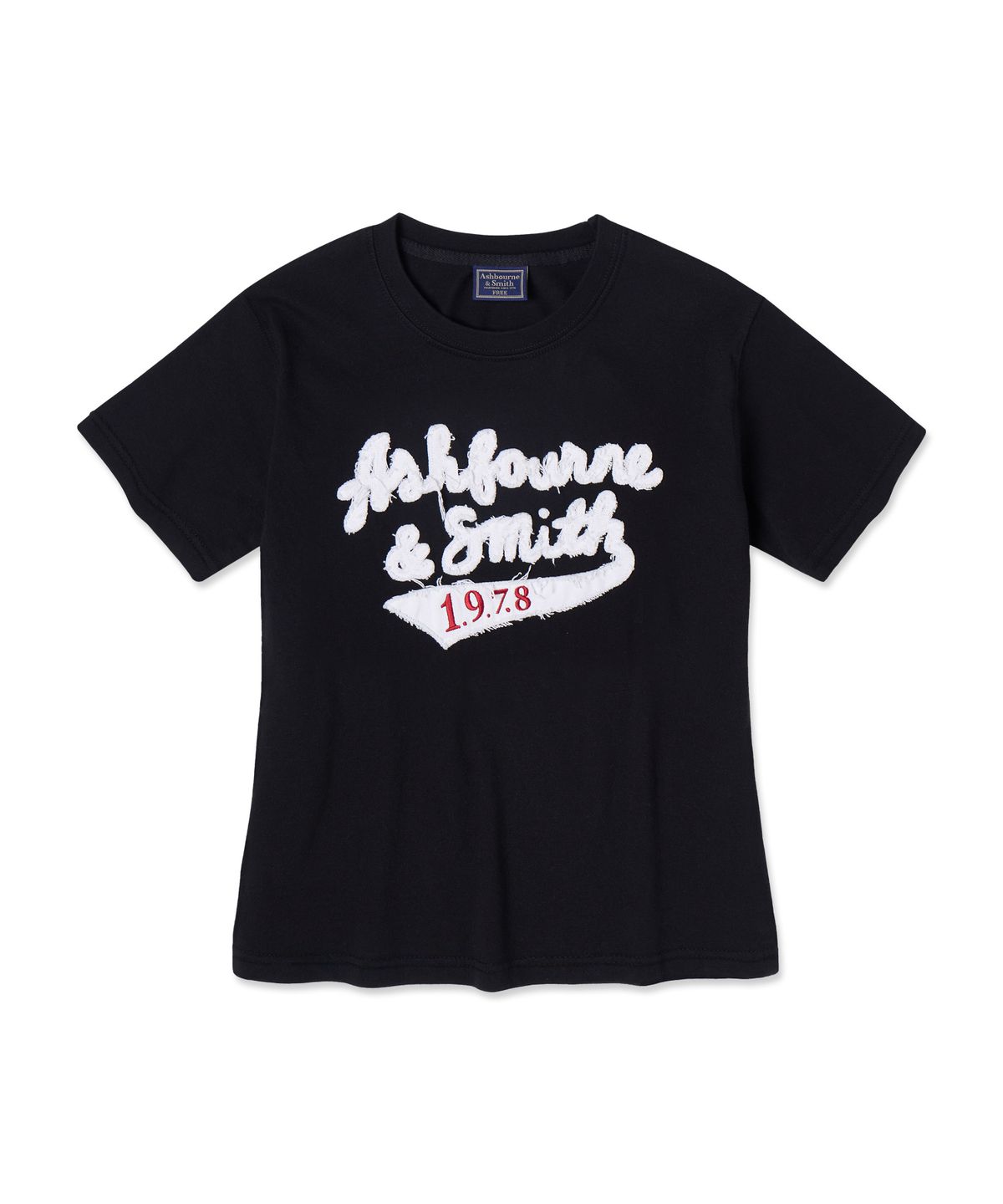 애쉬본&스미스(ASHBOURNE & SMITH) [우먼] ASHBOURNE 1978 반팔티 ASH1009_블랙