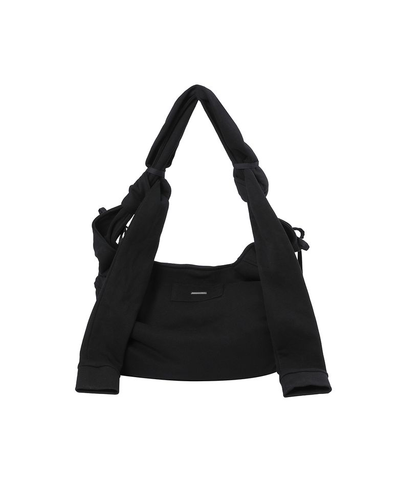 Hannah sweat shirt cross bag BLACK
