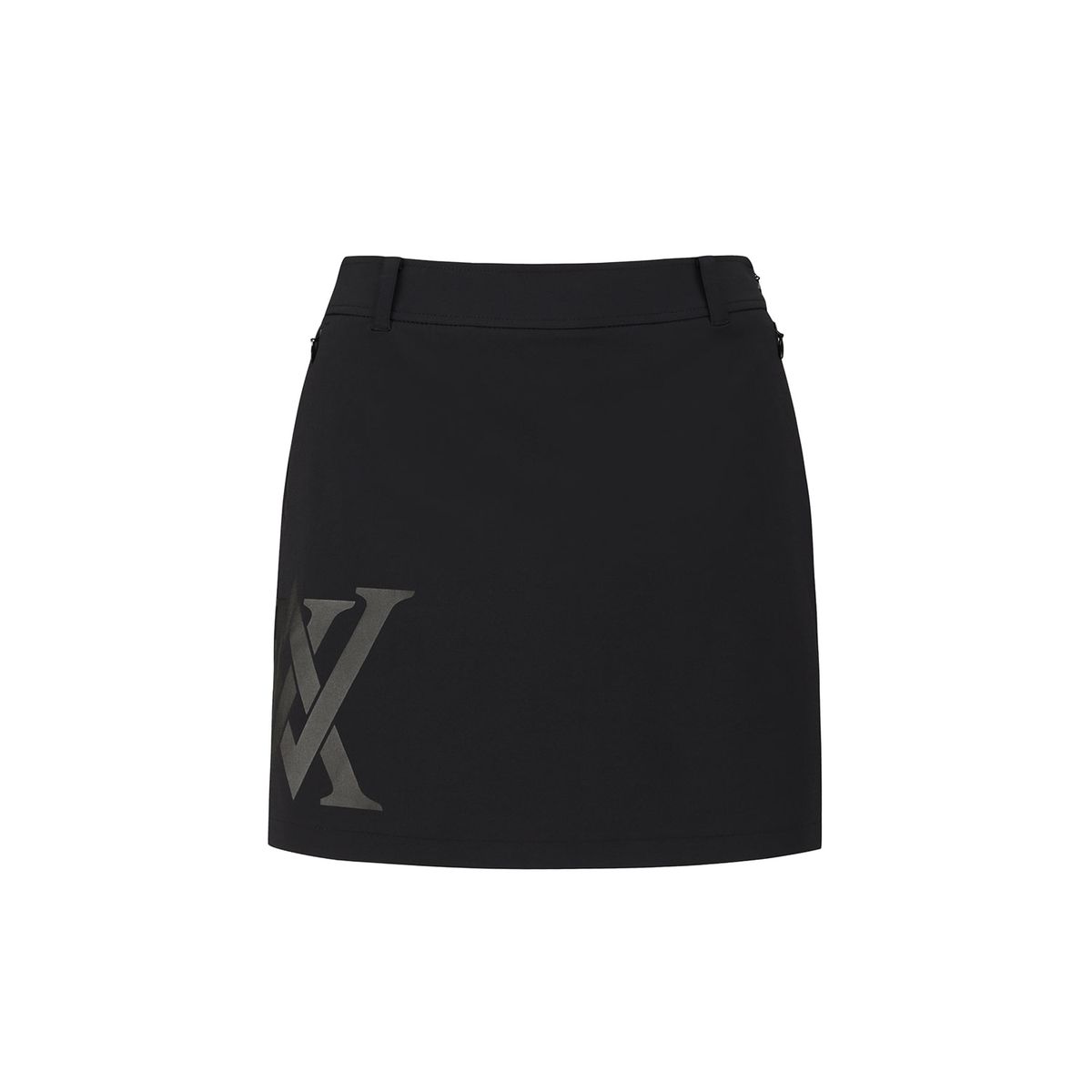 어뉴골프(ANEW GOLF) WOMEN OUT POCKET H LINE SKIRT_BK