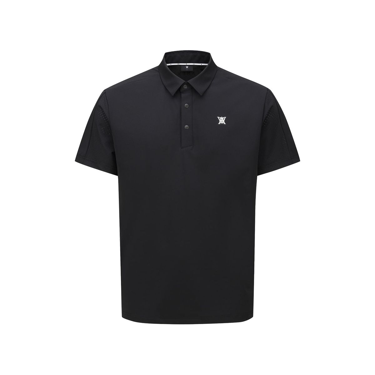 어뉴골프(ANEW GOLF) MEN HYBRID SOLID T-SHIRT_BK