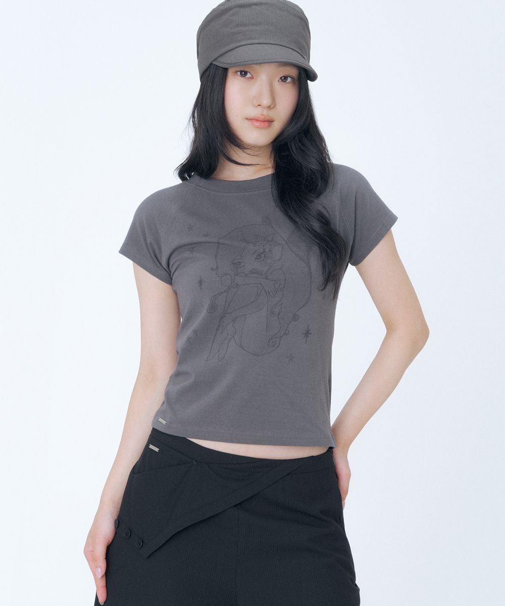 MISEKI SEOUL Hannah side collar shirt Hannah X Misekiseoul] Hannah 