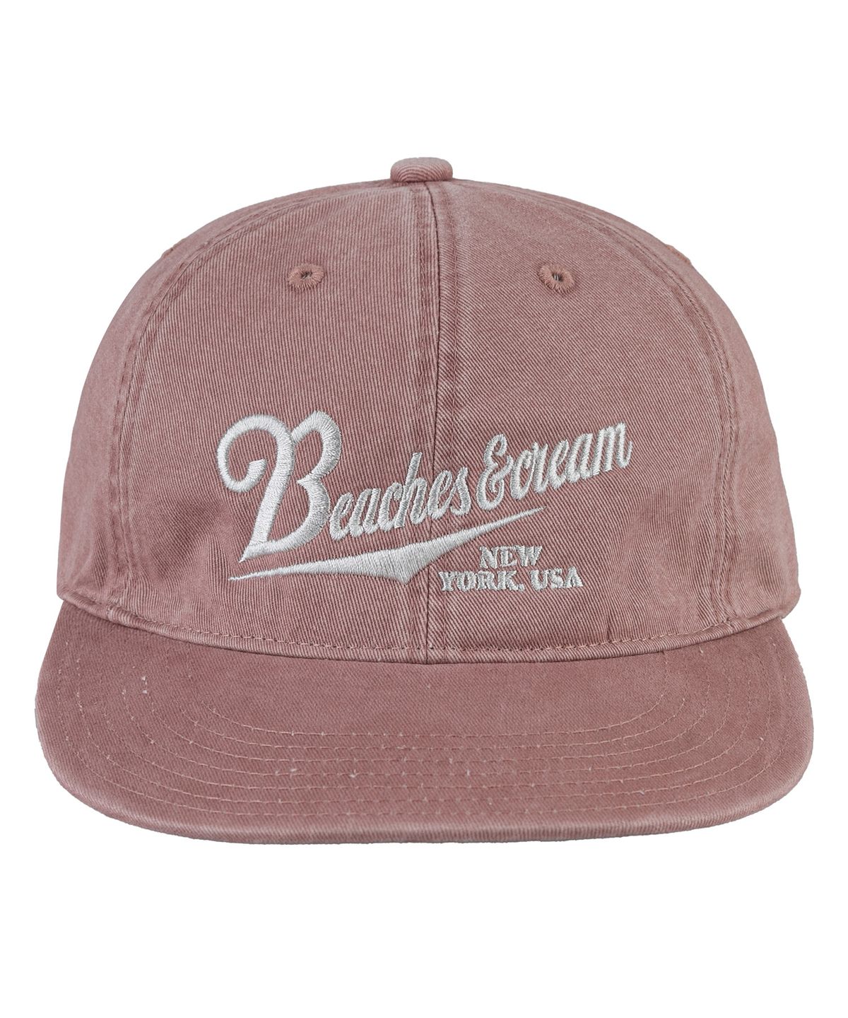 비치스앤크림(BEACHESANDCREAM) New York USA Plat-Ball cap-Pink