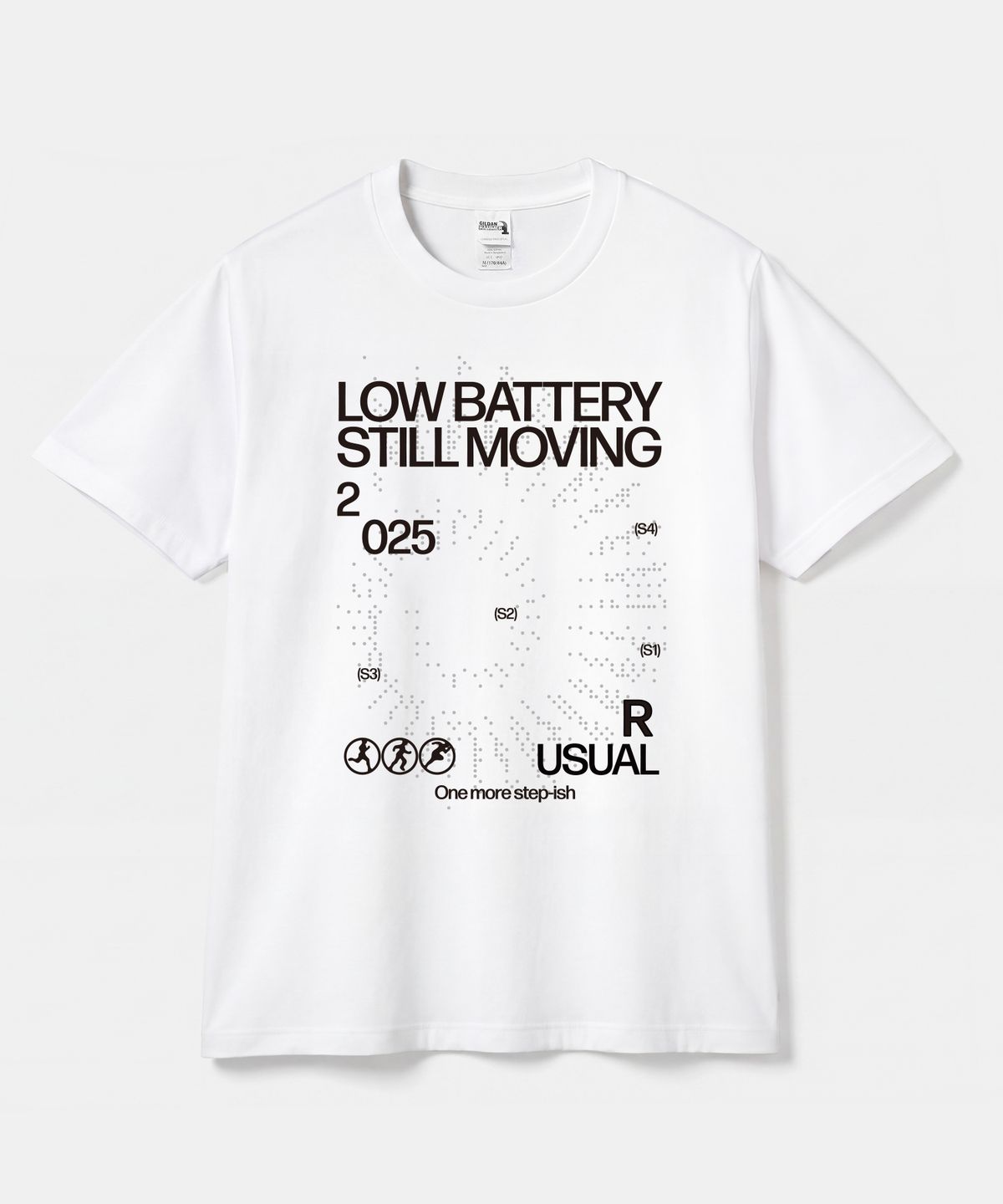 길단(GILDAN) Gildan X 썸머 컬렉션 Low Battery 티셔츠