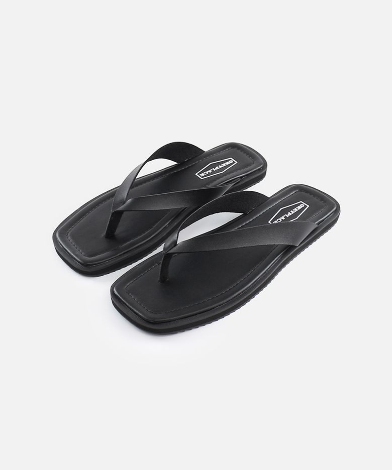 클래식 스퀘어토 레더 쪼리 슬리퍼(OKPL-20SL407)