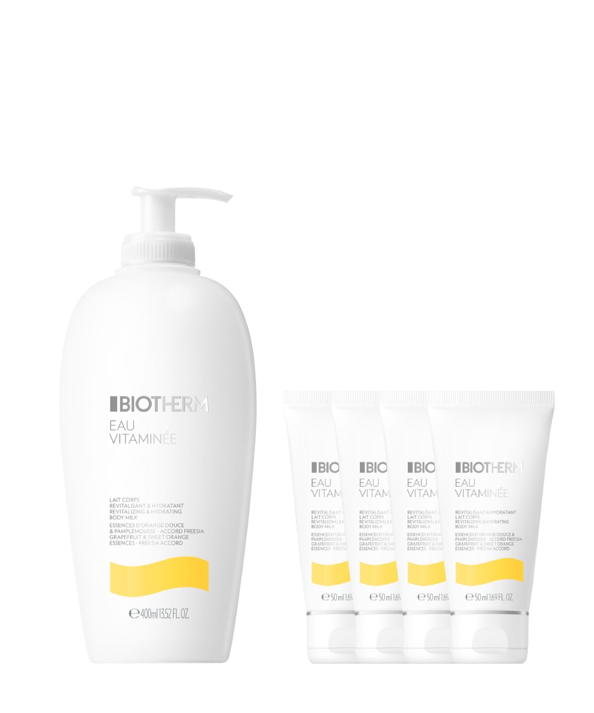 비오템(BIOTHERM) 오 비타미네 바디 밀크 400ml 세트(+오 비타미네 바디밀크 200ml)