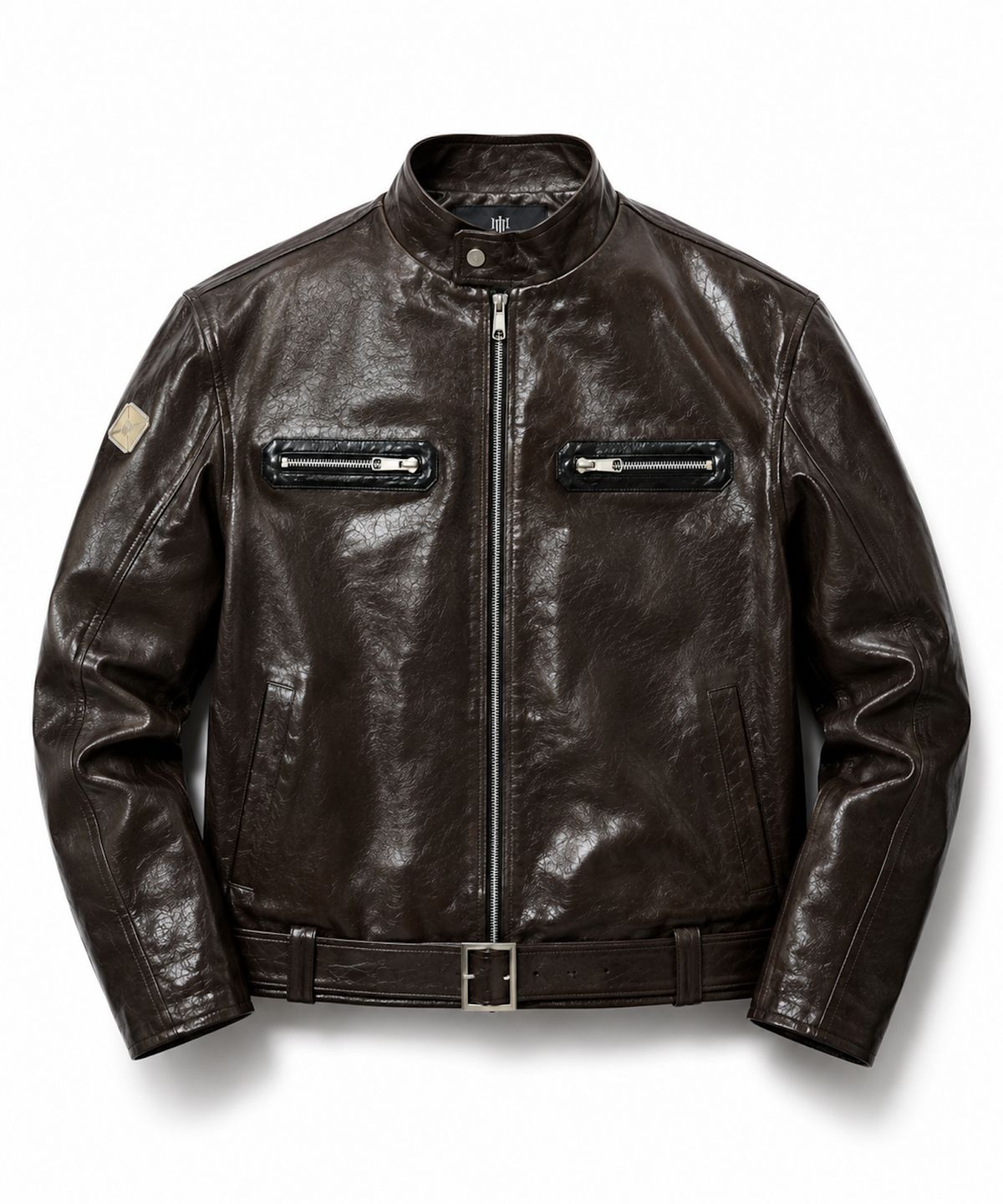 배르니크(BAERNIK) Leather Belt Jacket