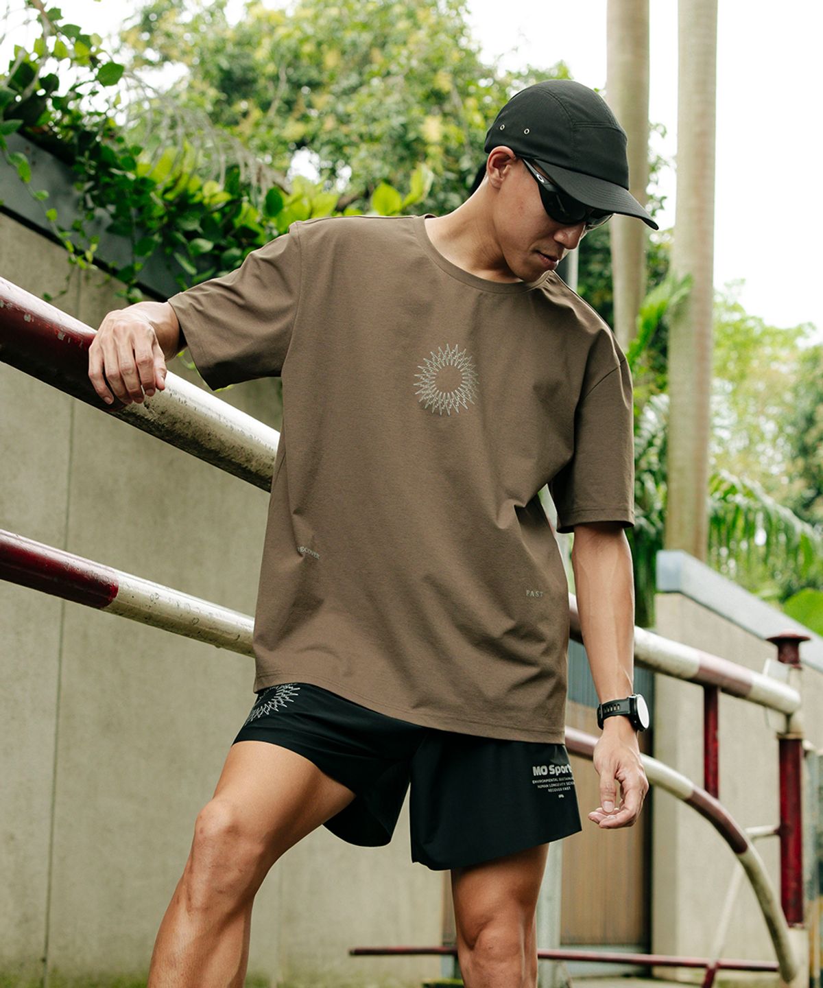 모 스포츠(MO SPORTS) 마인드풀 세트 티셔츠 + 쇼츠 (남녀공용)