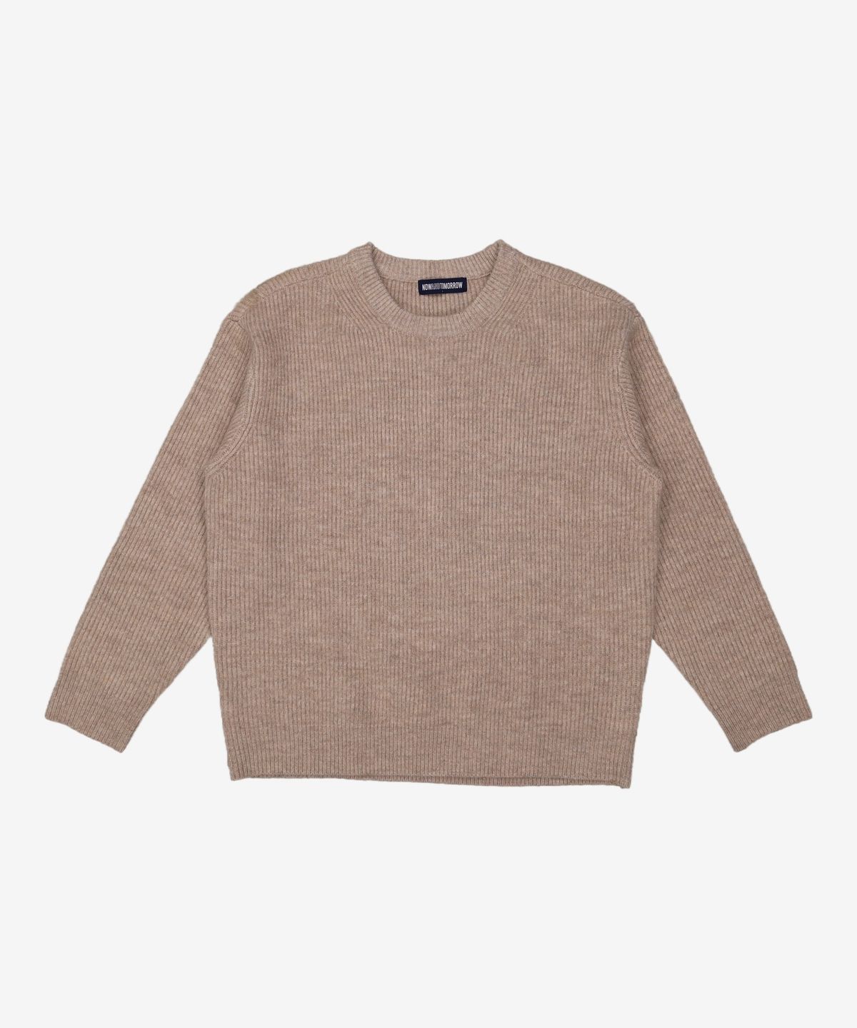 나우앤투모로우(NOWANDTOMORROW) 멜란지 리브드 풀오버 MELANGE RIBBED PULLOVER OLL