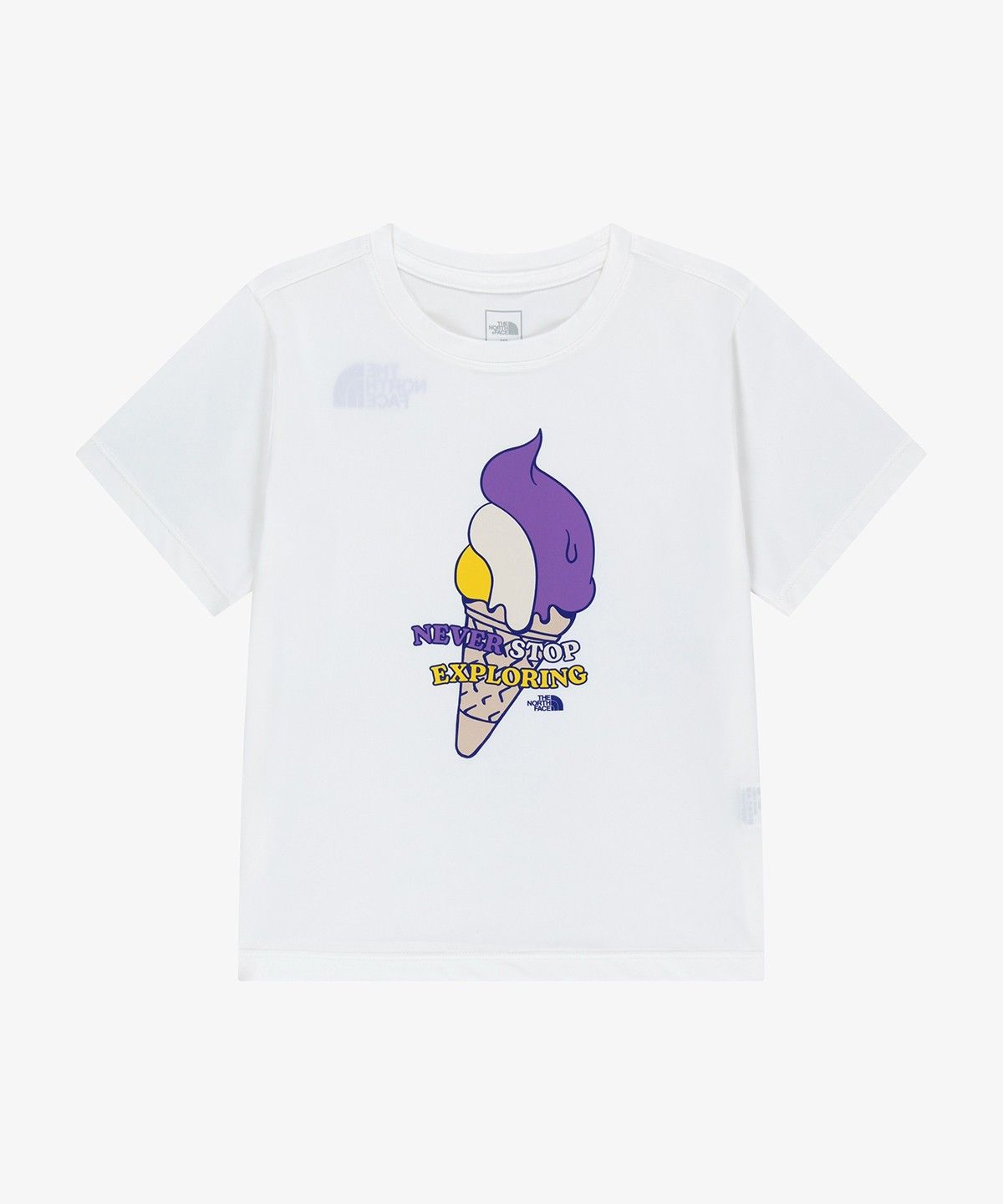 노스페이스 키즈(THE NORTH FACE KIDS) 키즈 아이스크림 반팔 티 NT7US19T_WHT