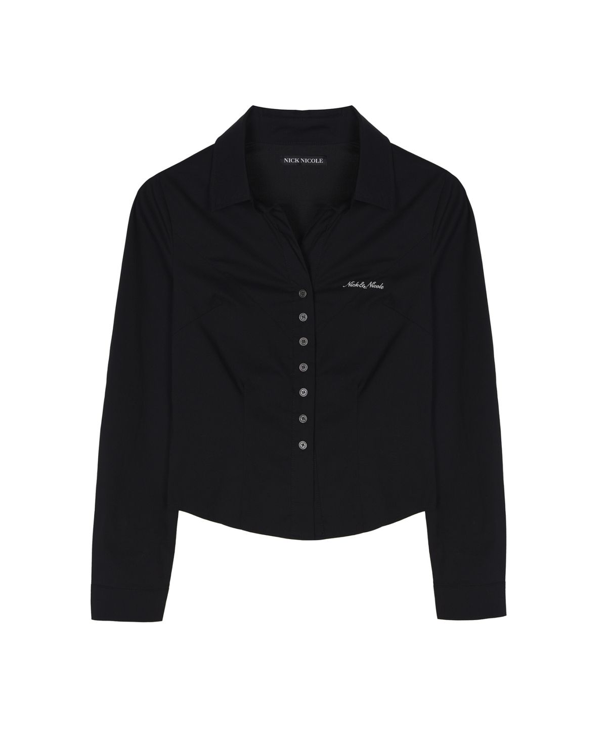 닉앤니콜(NICK&NICOLE) NICOLE SLIM FIT SHIRT_BLACK