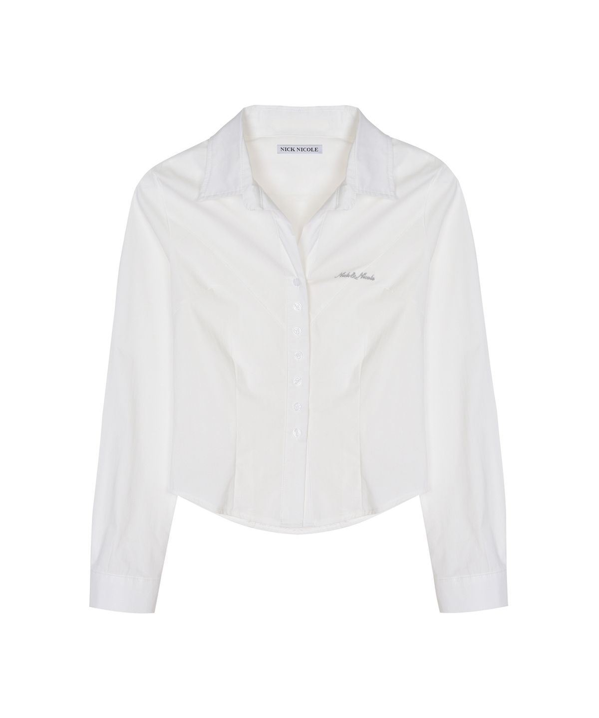 닉앤니콜(NICK&NICOLE) NICOLE SLIM FIT SHIRT_WHITE