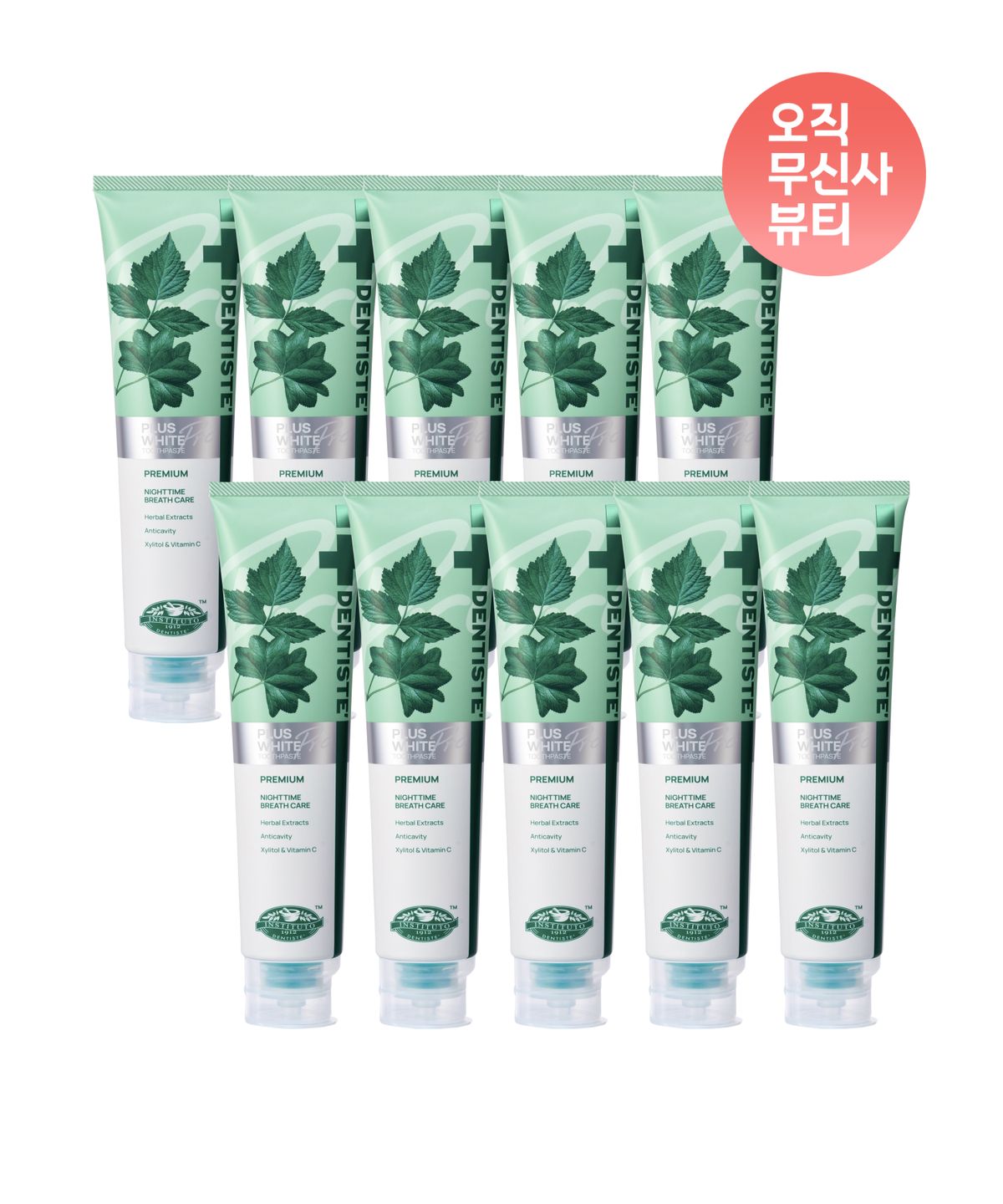 덴티스테(DENTISTE) 플러스화이트 프로 200g 10개