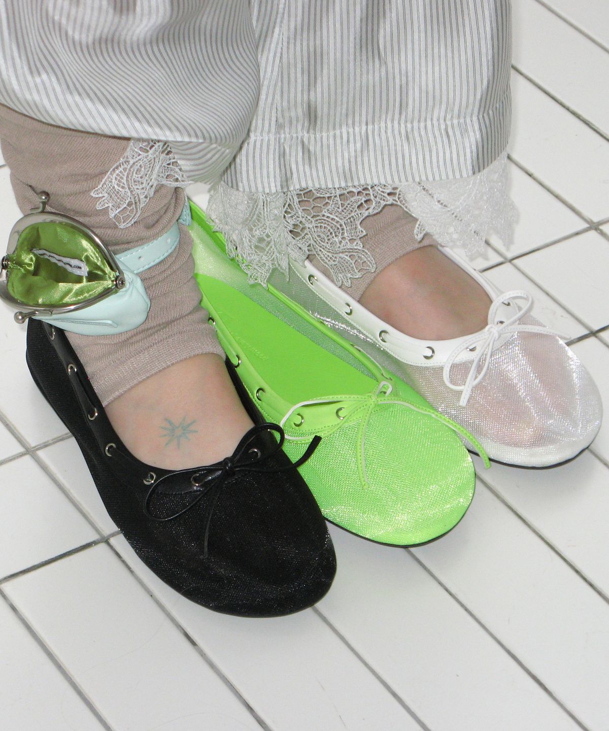 포기무디(FOGGY MOODY) Palm 0050. Boat Mesh Flats - 3colors