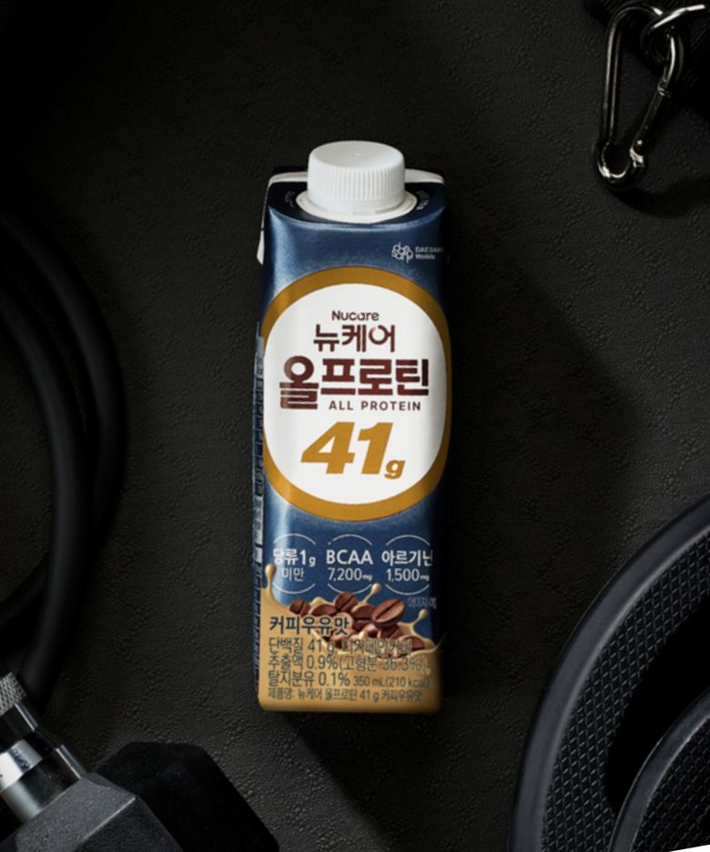 18팩) 뉴케어 올프로틴 41g  고단백 드링크 커피우유맛 350ml