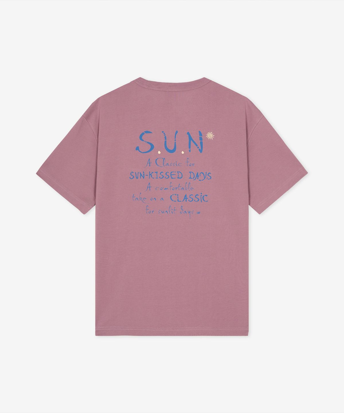 뉴발란스(NEW BALANCE) NBNEGCA013 / UNI 선 키스드 그래픽 반팔티 (PINK)