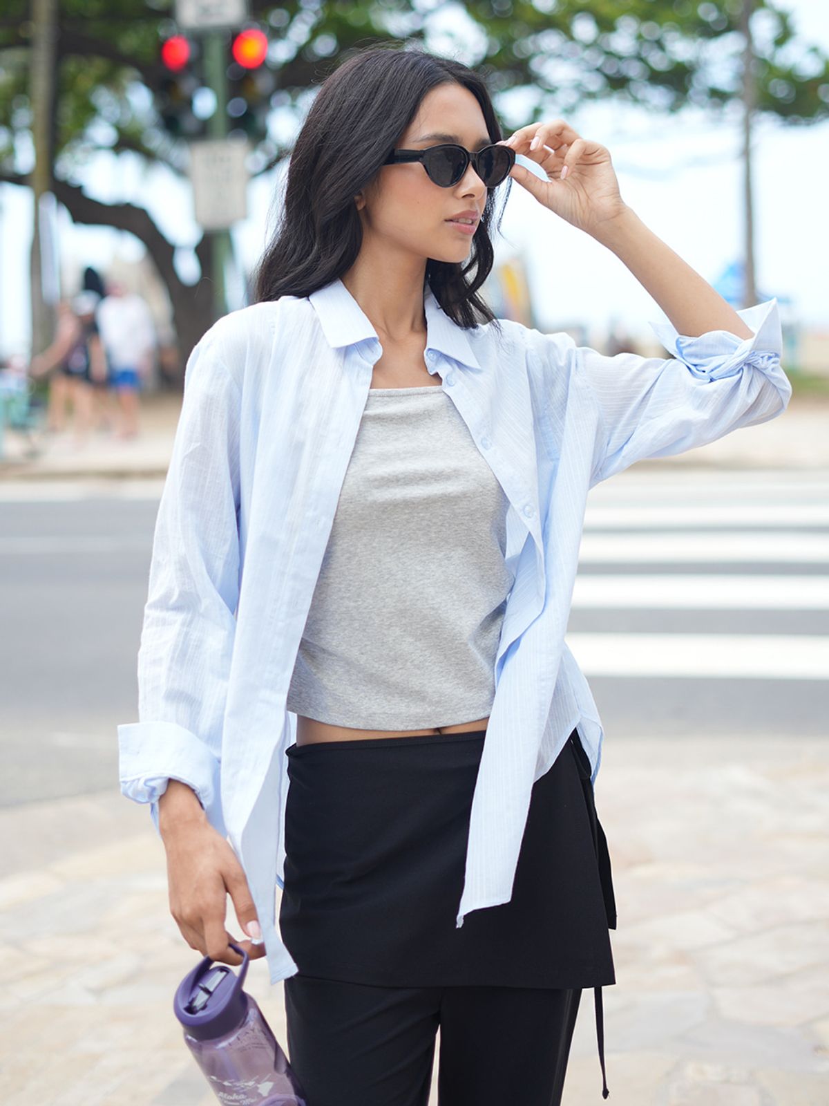 랭앤루(LANGNLU) PUNA Summer Shirt(푸나)_BLUE