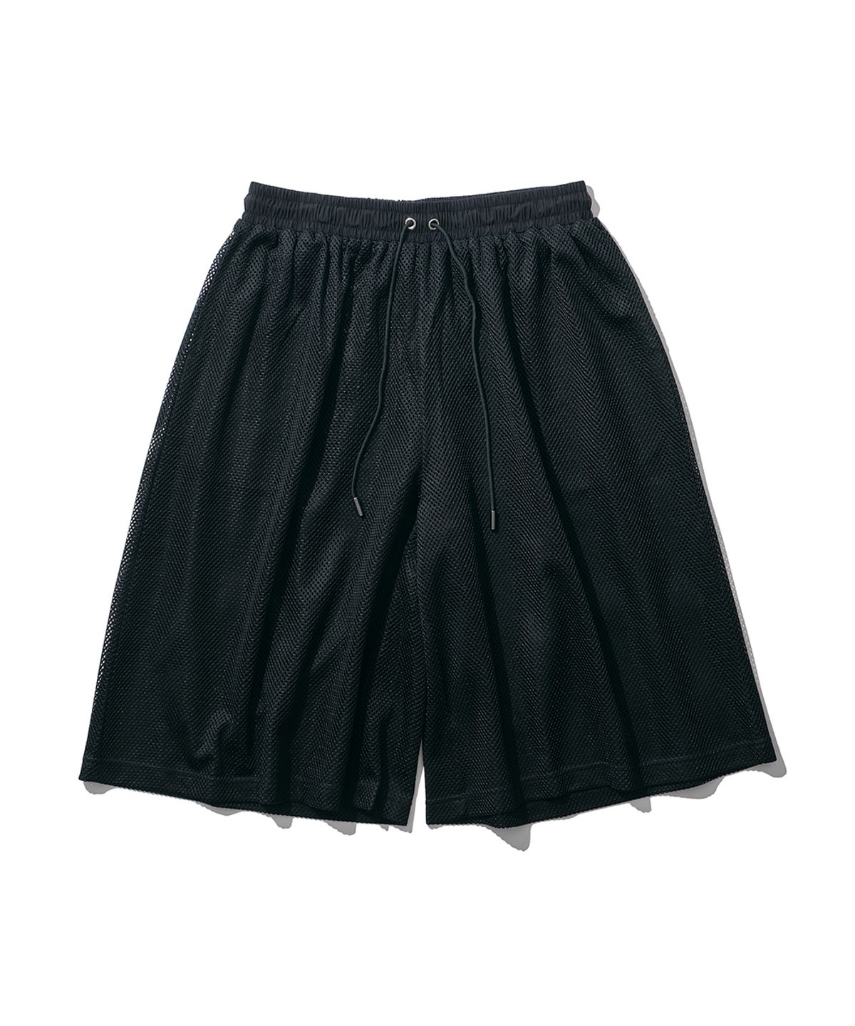 인투더스크(INTODUSK) DOUBLE MESH SHORTS - BLACK