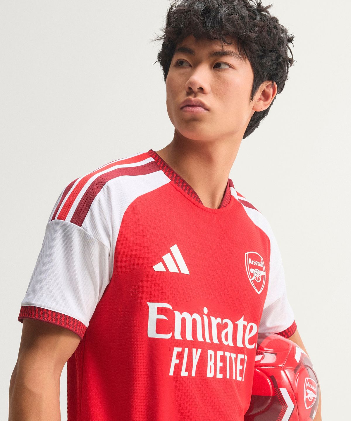 아디다스(ADIDAS) 아스널 FC 26/27 어센틱 홈 저지 JZ3165