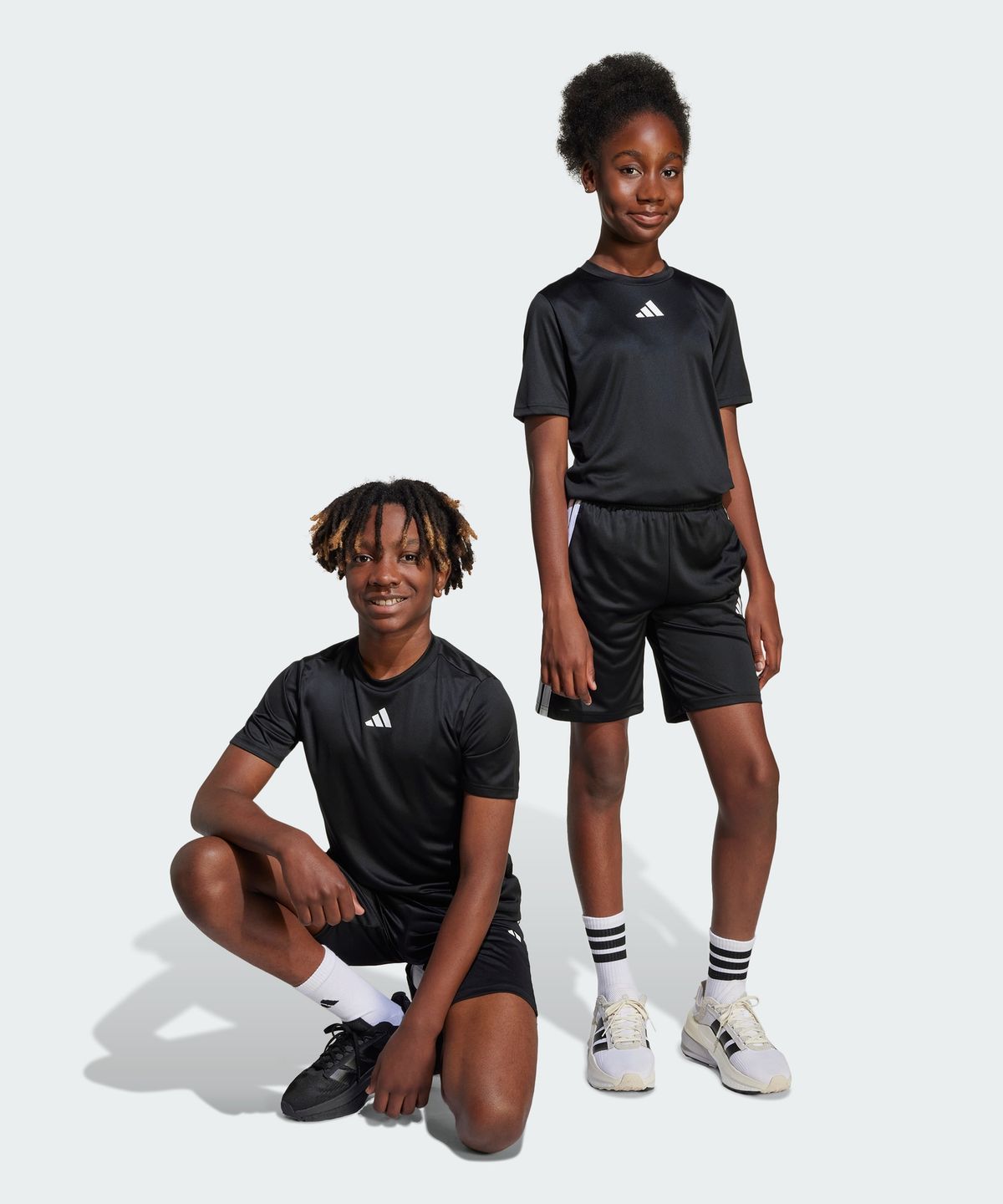 아디다스 키즈(ADIDAS KIDS) 트레인 에센셜 3S 티 세트 JJ1029