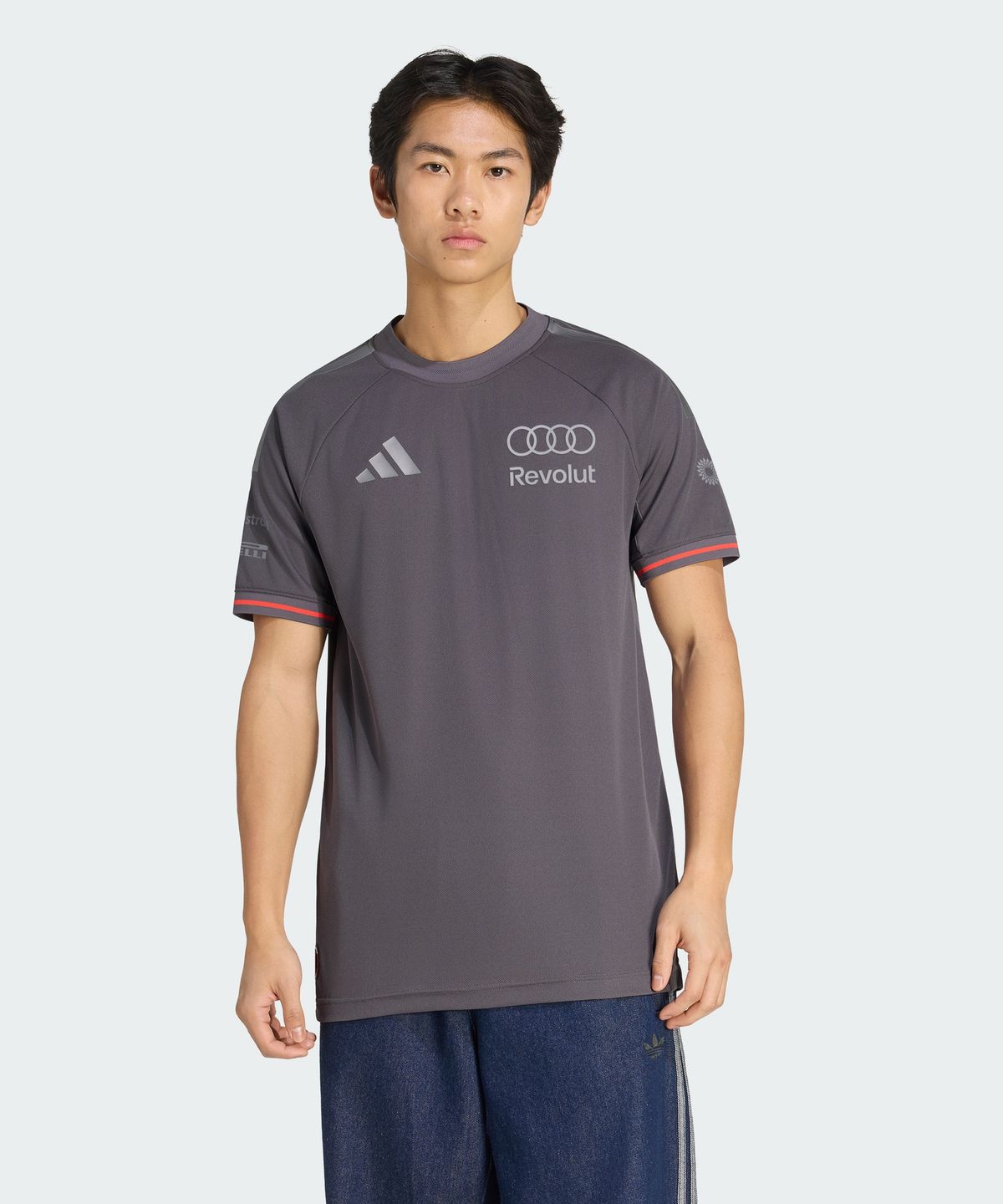 아디다스(ADIDAS) 아우디 F1 팀 저지 어센틱 쇼트 슬리브 KE9091